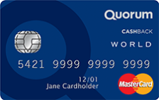 Quorum Cash Back World Mastercard®