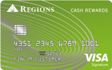 Regions Cash Rewards Visa® Signature Credit Card