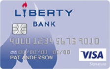Liberty Bank Visa Signature® College Real Rewards Card