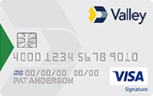 Valley Visa Signature® College Real Rewards Card