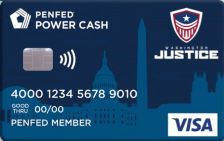 Justice x PenFed Power Cash Rewards Visa Signature® Card