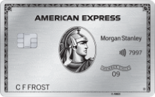 The Platinum Card® from American Express Exclusively for Morgan Stanley